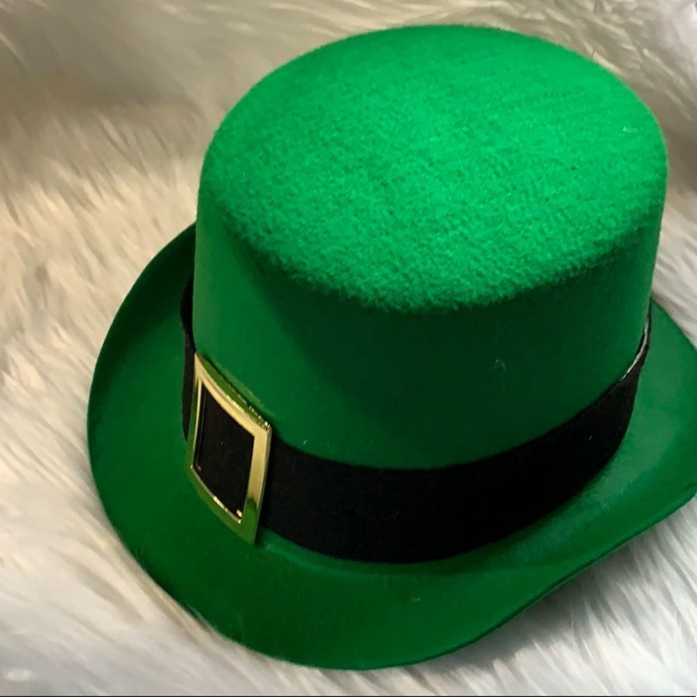 ST Patricks Day Fancy Dress Buckle Hat NEW - Picture 3 of 8